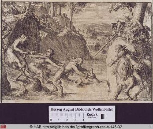 König Jakob von England stürzt 1622 bei einer Jagd in einen tiefen Bach und droht zu ertrinken.