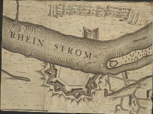 Abriss der Chur-Cöllnischen Vestung KAYSERSWERTH wie dieselbe von den Alliirten belägert, bestürmet, und endlich am 16 Junӱ Anno 1702 mit Accord an dieselbe übergangen ist