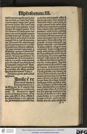 [S]imile est regnum celorum homini... Mat. xiii. In hoc evangelio duo notantur, bonitas dei et malitia diaboli...