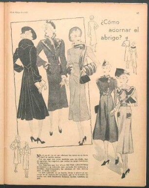 ¿Cómo adornar el abrigo? [Dibujos]