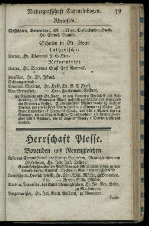 Herrschaft Plesse