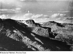 Colorado, Mount Corona, Geomorphologie, Gebirge, Sonnenuntergang auf den Gipfeln nördlich von Corona