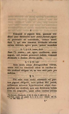 Si communis res pignori data sit : (C. VIII, 21)