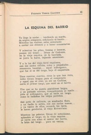 La esquina del barrio