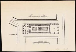 Fremdpläne: Theophano-Platz Köln: Lageplan 1:500