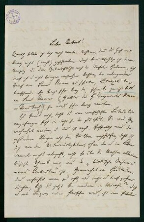Brief vom 21. März 1876