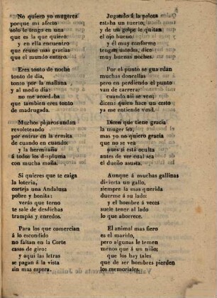 Cantares nuevos o seguidillas divertidas, Arregladas á la musica del dia, para toda clase de personas