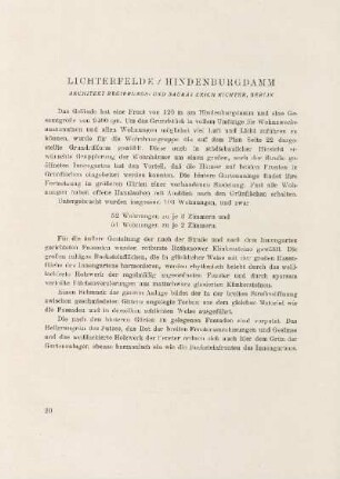 Lichterfelde / Hindenburgdamm