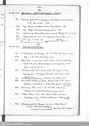 XIII. = Nr. 829 - 837. Nachrufe und Würdigungen