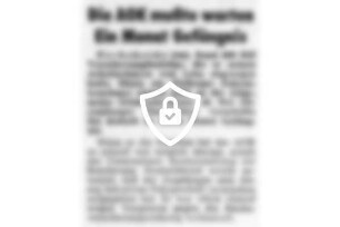 Die AOK mußte warten - Ein Monat Gefängnis