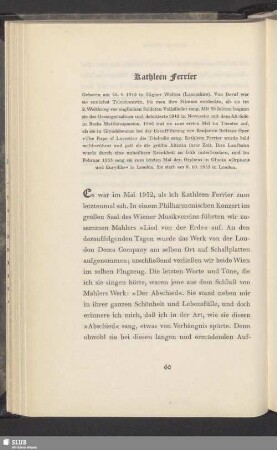 Kathleen Ferrier