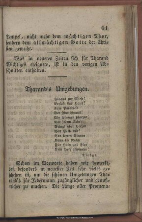Tharand´s Umgebungen