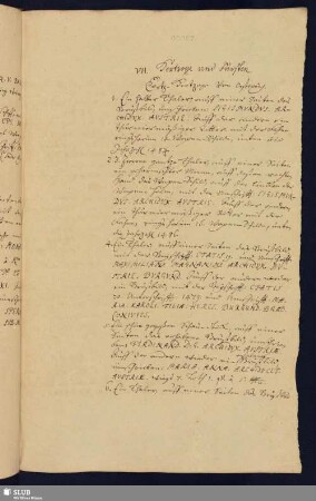 VII. Hertzoge und Fürsten