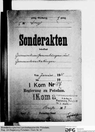 Wahl der Gemeindeversammlungen und Gemeindevertretungen