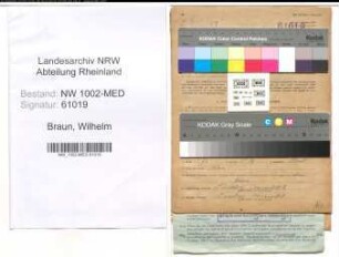 Entnazifizierung Wilhelm Braun , geb. 13.03.1899 (Arzt)