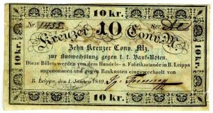 10 Kreuzer Conventions-Münze