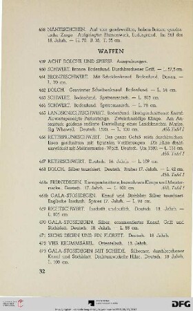 Waffen (Nr. 459-507)