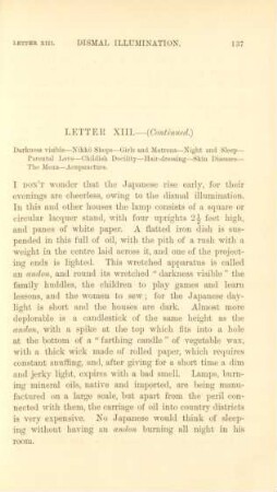 Letter XIII. - (Continued). Darkness visible ...