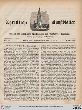 Nr. 85 (Januar 1869)