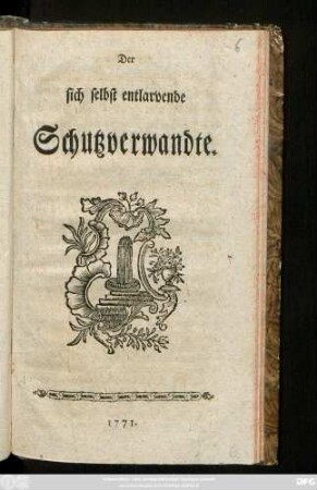 Der sich selbst entlarvende Schutzverwandte