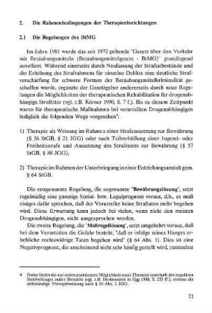 21-24, 2.1 Die Regelungen des BtMG