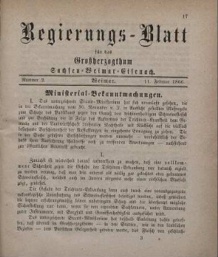 Nr. 2 : 11. Februar 1866