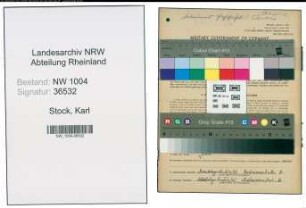 Entnazifizierung Karl Stock , geb. 12.02.1905 (Haendler)