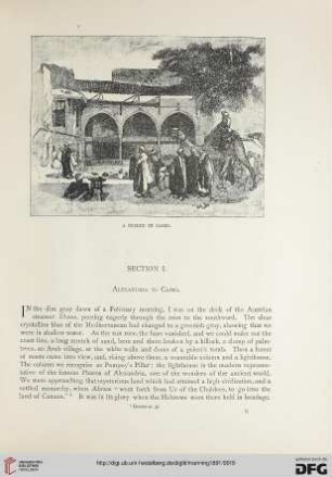 Section I: Alexandria to Cairo