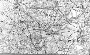 Boxberg/O.L.-Eselsberg. Meßtischblatt, Sekt. Weißwasser, 1901?