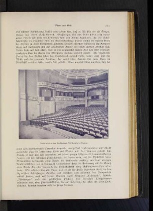 Zuschauerraum des Großherzol. Hoftheaters in Weimar