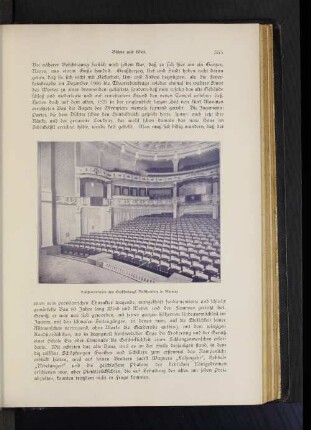Zuschauerraum des Großherzol. Hoftheaters in Weimar
