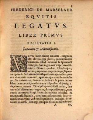 Frederici de Marselaer legatus : libri 2