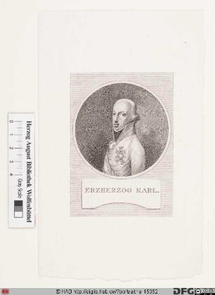 Bildnis Karl (Ludwig), Erzherzog von Österreich, 1822 Herzog von Teschen