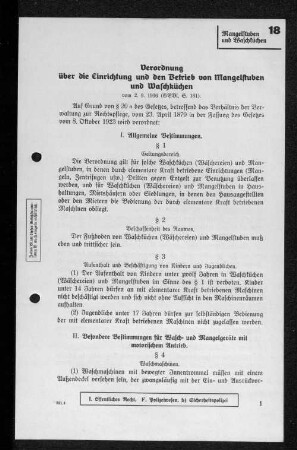 18 Mangelstuben und Waschküchen