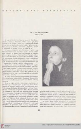 45: Ewa Polak-Trajdos : 1923-1979