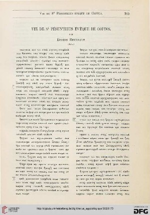 10: Vie de St. Pésunthius évèque de Coptos, [2]