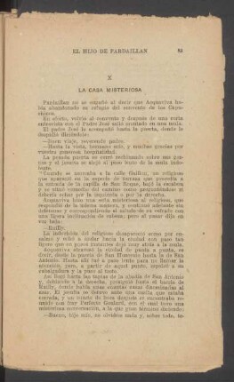 X - La casa misteriosa