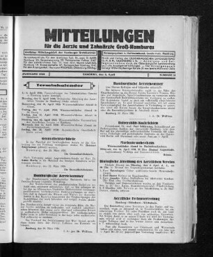 Jahrgang 1930, Hamburg, den 6. April, Nummer 14