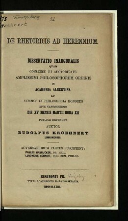 De rhetoricis ad Herennium