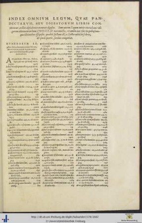 Index Omnium Legum