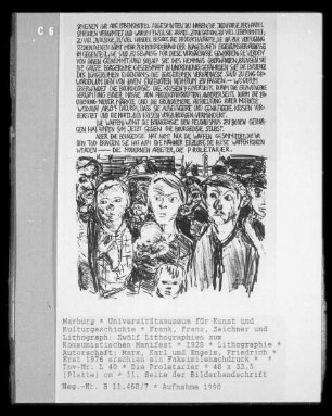 Zwölf Lithographien zum Kommunistischen Manifest — Die Proletarier