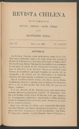 1927008500: Año 11.1927=Nr. 85