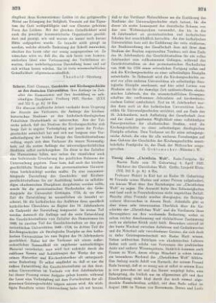 374-375 [Rezension] Vierzig Jahre "Christliche Welt"