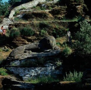 Archaischer Löwe von Kea nordöstlich von Ioulida