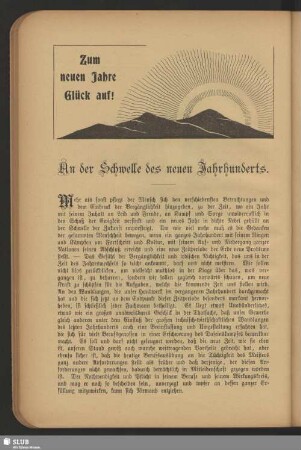 An der Schwelle des neuen Jahrhunderts
