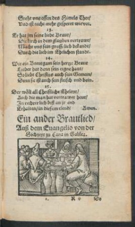 Ein ander Brautlied ...