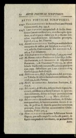 Artis Poeticae Scriptores