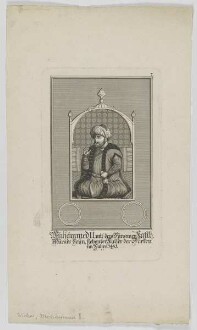 Bildnis des Muhämmed II., Sultan des Osmanischen Reiches