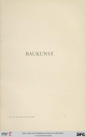 Baukunst