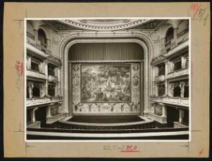 Stadttheater, Augsburg: Ansicht Zuschauerraum und Bühne